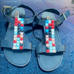 Steve Madden Multicolor Studded Sandals